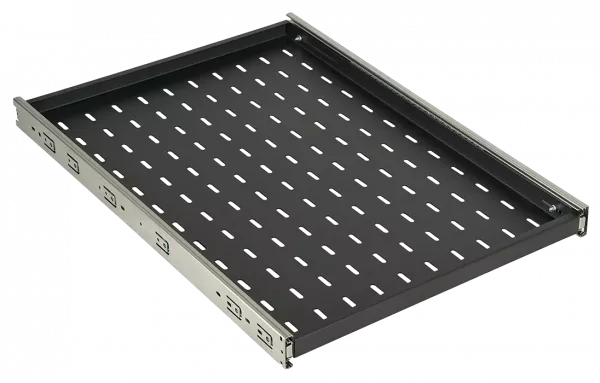 Полка перфорированная выдвижная ПВ-65(650х420) чёрная ССД