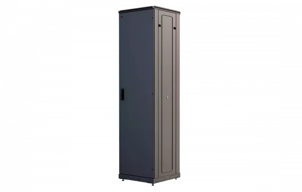 Шкаф телекоммуникационный напольный 19", 47U (600x1000), ШТ-НП-М-47U-600-1000-М-Ч, передняя дверь металл, черный ССД