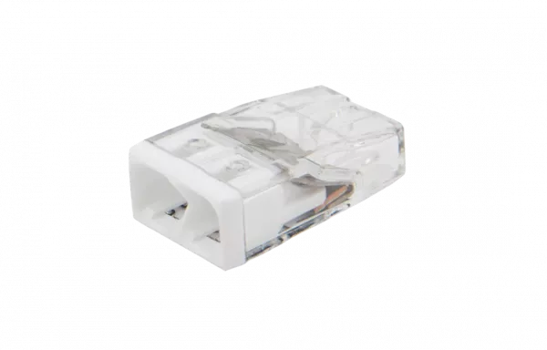 07-3211 Экспресс-клемма REXANT СМК 2273-202, 2-проводная 0.5-2.5 мм², прозрачная (100 шт./уп.)