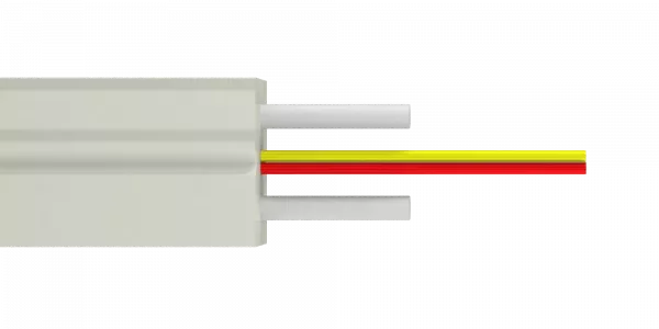 Кабель оптический абонентский ОК-СМС-Л-нг(А)-HF-1XG657A2 ССД белый