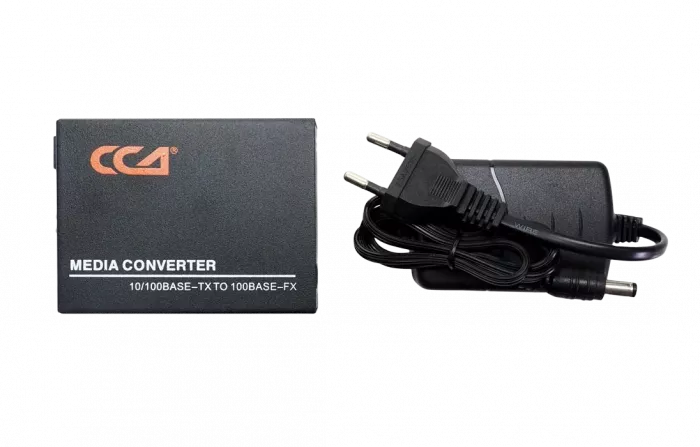 Медиаконвертер 100M, Tx1310/Rx1550 20km, RJ45 SC