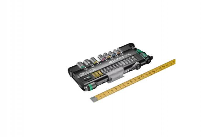 WE-056490 Tool-Check PLUS Набор бит и головок с трещоткой и отвёрткой-битодержателем, 39 пр.