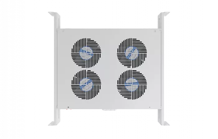 Вентиляторный модуль , 4 вентилятора с термореле  ВМ-4-19"-Т ССД