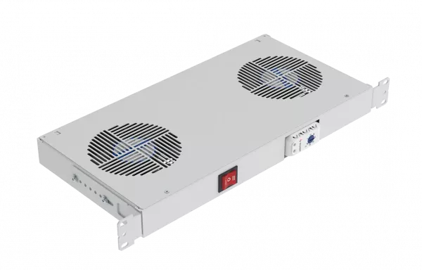 Вентиляторный модуль , 2 вентилятора с термореле  ВМ-2-19"-Т ССД