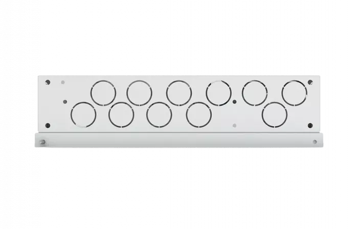 Шкаф квартирный телекоммуникационный встраиваемый с радиопрозрачной дверцей ШТ-НСс 2+1 патч-корд, делитель 1х3 ССД