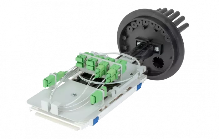 Муфта-кросс МКО-С6/С09-1PLC4-SC/APC-10SC-10SC/APC-2SC/APC ССД