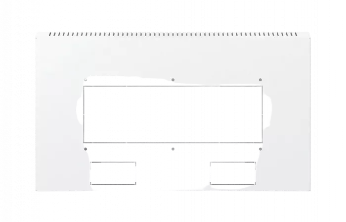 Шкаф телекоммуникационный настенный разборный 19”,9U(600x350), ШТ-НСр-9U-600-350-П дверь перфорированная ССД