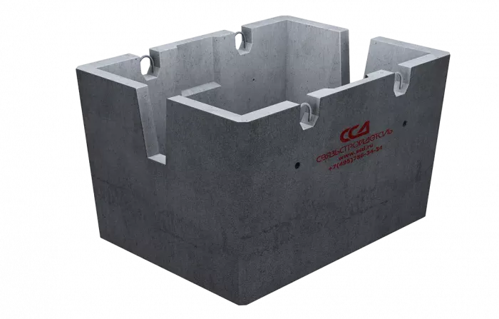 Колодец ККСр-2-10(80) ГЕК (B25) в 2х слойной гидроизоляции