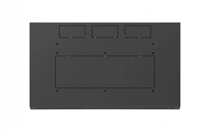 Шкаф телекоммуникационный настенный разборный черный 19”,6U(600x650), ШТ-НСр-6U-600-650-М-Ч дверь металл ССД