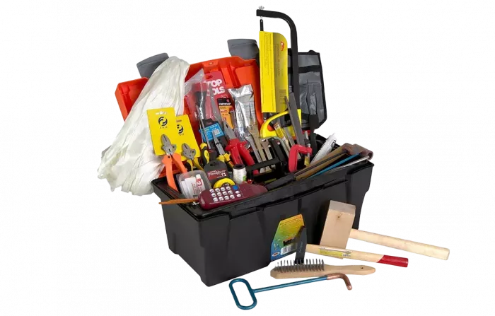 Комплект инструмента кабельщика-спайщика -3 (02) (пластмассовый ящик)