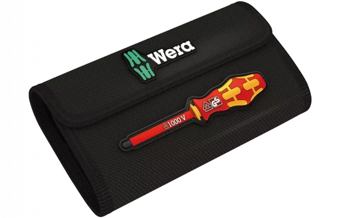 WE-003474	Kraftform Kompakt VDE 16 Universal 1 Набор насадок с отвёрткой-битодержателем + пробник, 16 пр.