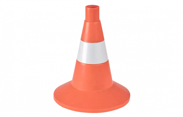 Конус сигнальный КС 1.6 с 1 светоотражающей полосой