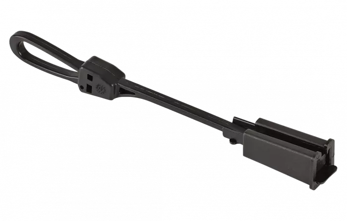 Зажим натяжной ODWAC-22 P (пластик) для плоского кабеля до 11 мм, 0,5 кН