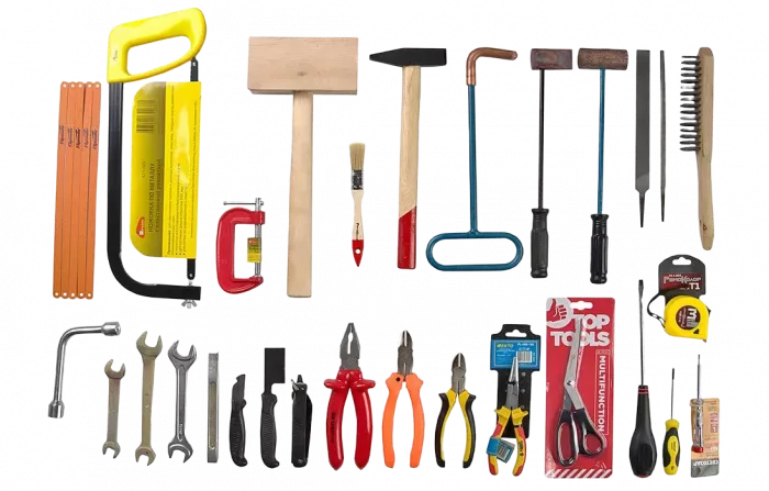 Комплект инструмента кабельщика-спайщика -3 (02) (пластмассовый ящик)