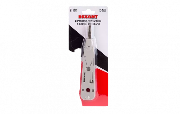 12-4201 Инструмент для заделки и обрезки витой пары 110 (ht-3141) REXANT