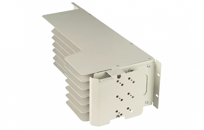 Блок кроссовый 19" 3U на 6 модулей П КБ6-П ВОКС-ФП (корпус)