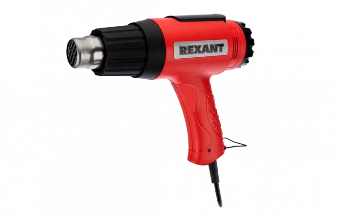 12-0056 Фен строительный REXANT, 230 В/1600 Вт "MASTER" с терморегулятором
