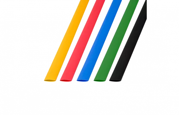 29-0158 Набор термоусадочной трубки REXANT 8,0/4,0 мм, пять цветов, упаковка 50 шт. по 1 м