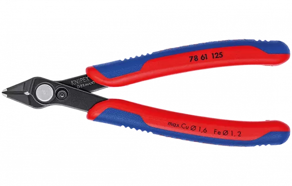 KN-7861125	Electronic Super Knips® Бокорезы прецизионные, нерж., для реза оптоволокна, 125 мм, 2-комп ручки
