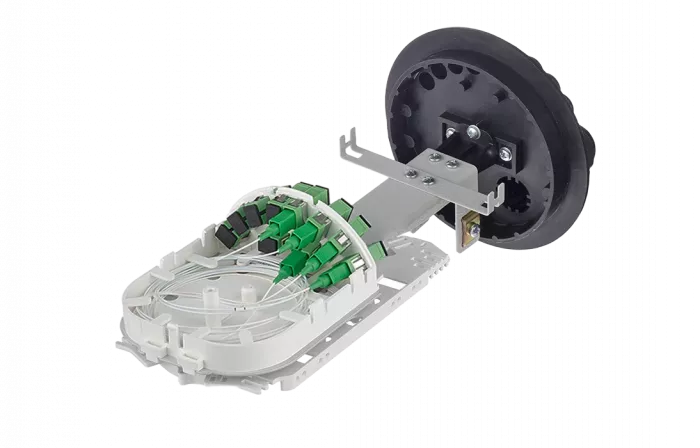 Муфта-кросс МКО-С6/СМ4-1PLC4-SC/APC-10SC-10SC/APC-1SC/APC ССД