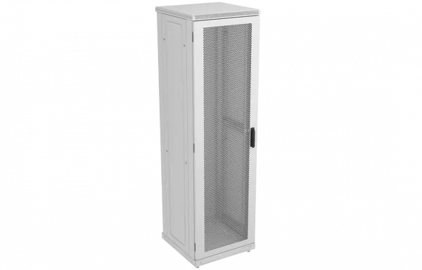 Шкаф телекоммуникационный напольный 19",42U(600x600), ШТ-НП-42U-600-600-ПП, передняя и задняя дверь перфорированная ССД