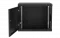 Шкаф телекоммуникационный настенный разборный черный 19”,9U(600x350), ШТ-НСр-9U-600-350-М-Ч дверь металл ССД