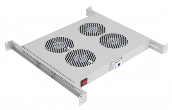 Вентиляторный модуль , 4 вентилятора с термореле  ВМ-4-19"-Т ССД