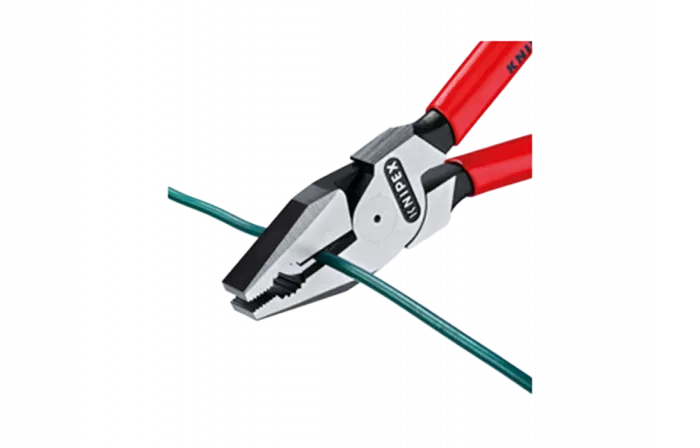 KN-0202200 Плоскогубцы комбинированные особой мощности, 200 мм, фосфатированные, 2-комп ручки