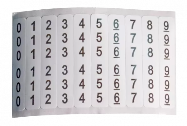 Маркер для модулей 0..9