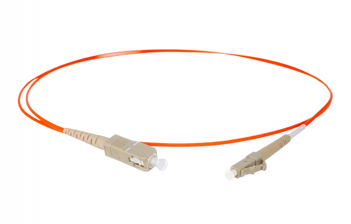 Шнур ШОС-MM50/2.0 мм-LC/PC -SC/PC -1.0  м ССД HS