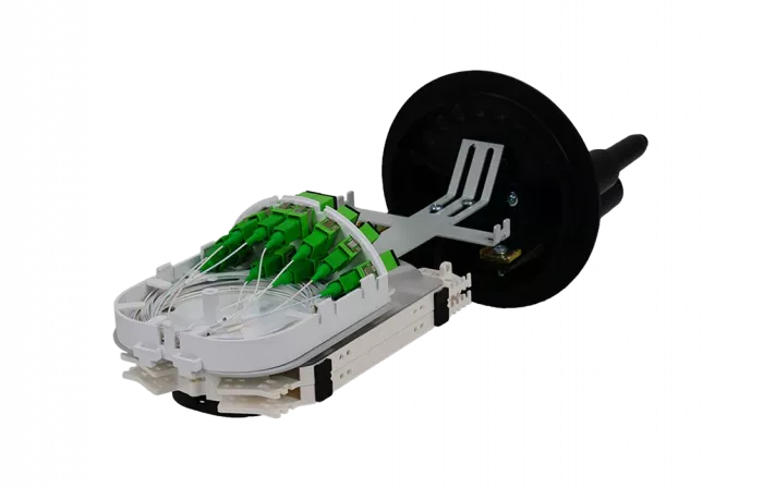 Муфта-кросс МКО-У6/СМ4-2PLC4-SC/APC-10SC/APC-2SC/APC ССД