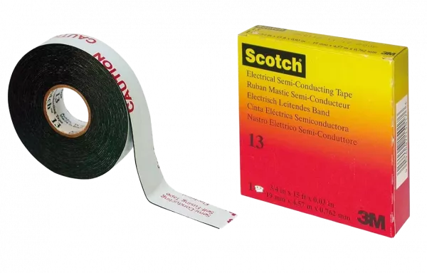 7000007284 Scotch 13, самослип. полупроводящая резиновая лента, 19мм х 4,5м