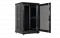Шкаф телекоммуникационный напольный 19",18U(600x600), ШТ-НП-М-18U-600-600-П-Ч, передняя дверь перфорация, черный ССД