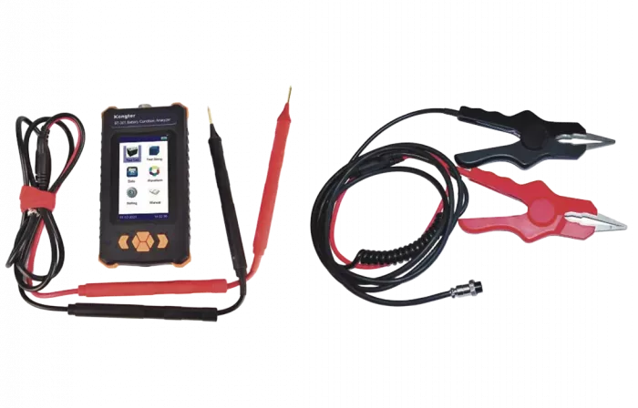 Kongter BT-301С - Тестер аккумуляторных батарей c щупом и зажимами типа "крокодил"