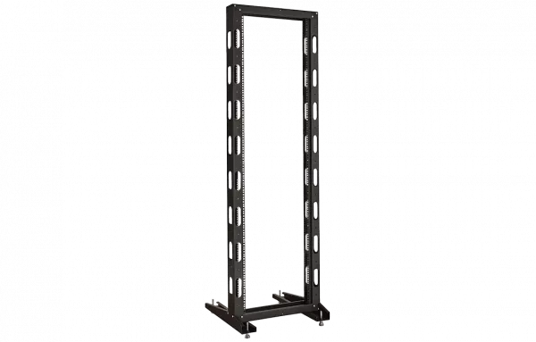 Стойка однорамная телекоммуникационная СТ-38U-1М-К-Ч черная (комплектная) ССД