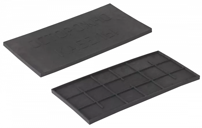 Плита закрытия кабеля ПЗК-ССД 240х480 (черная)