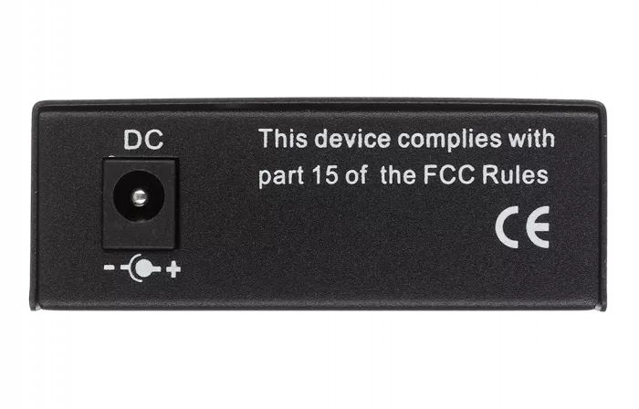 Медиаконвертер 10/100/1000M, Tx1310/Rx1550 20km, RJ45 SC