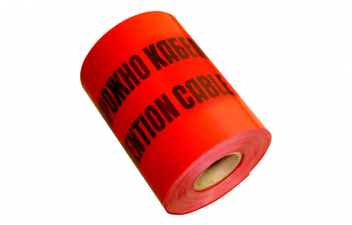 ЛСЭ-300 Лента сигнальная предупредительная 300мм 100м "Осторожно! Кабель!"