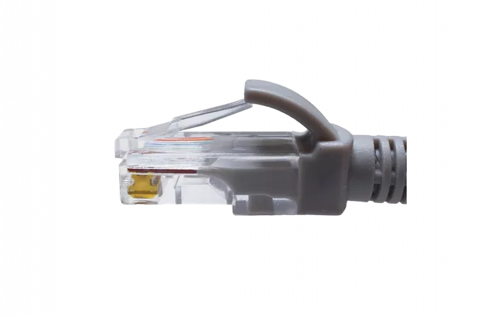 10-0143 SUPRLAN Патч-корд UTP 5e 4x2 26AWG (7x0.16mm) Cu LSZH серый 2м