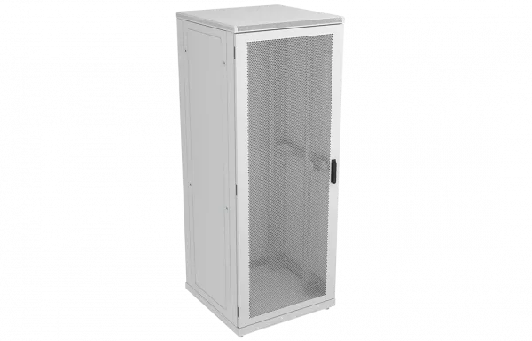 Шкаф телекоммуникационный напольный 19",47U(800x800), ШТ-НП-47U-800-800-П, передняя дверь перфорированная ССД