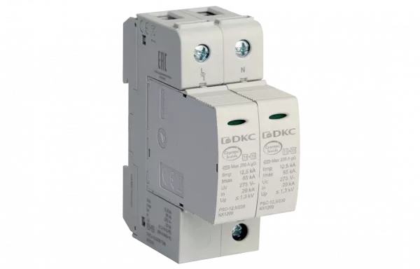 NX1221 УЗИП, класс I+II, 2-полюсный, L-N-PE, 12