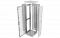 Шкаф телекоммуникационный напольный 19",47U(600x600), ШТ-НП-47U-600-600-П, передняя дверь перфорированная ССД