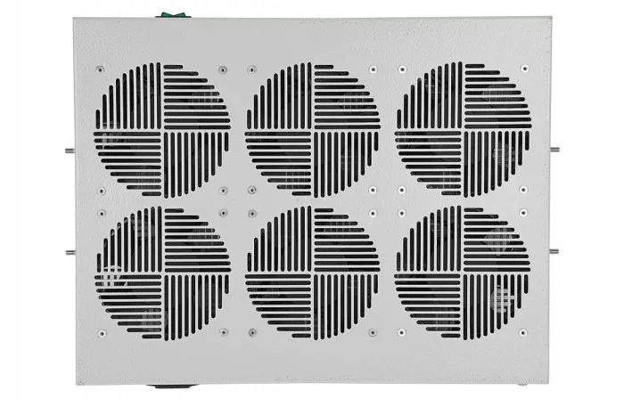 Вентиляторный модуль , 6 вентилятора с термодатчиком без шнура питания 35С ВМ-6-19" ССД