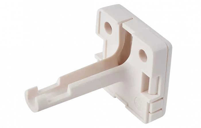 7100086526/80611498074 CLR-POE-60 Заглушка места выхода кабеля из стены 20х20 мм, цвет белый (60 шт. в упаковке)