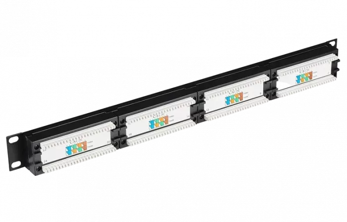 PP24-1UC5ES-D05 ITK 1U патч-панель кат.5Е STP, 24 порта (Dual), с кабельным органайзером