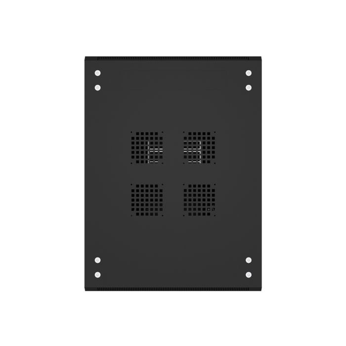 Шкаф напольный универсальный серверный NTSS R 18U 600х800мм, 4 профиля 19, двери стекло и сплошная металл, боковые стенки съемные, регулируемые опоры, разобранный, черный RAL 9005