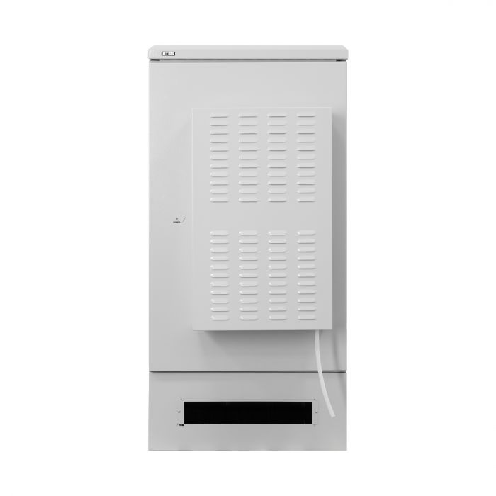 Шкаф напольный климатический NTSS RT 42U (ШхВхГ) 700x2175x1000 мм, 4 профиля 19, с кондиционером 1.5 кВт, IP55, серый RAL 7035