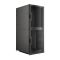 Шкаф напольный серверный NTSS CoDS 42U 750х1200мм, 2 секции по 20U, двойные боковые стенки, панель потолка и пола с щеточными вводами, двери перфорированная и перфорированная двухстворчатая, регулируемые опоры, ролики, черный RAL 9005