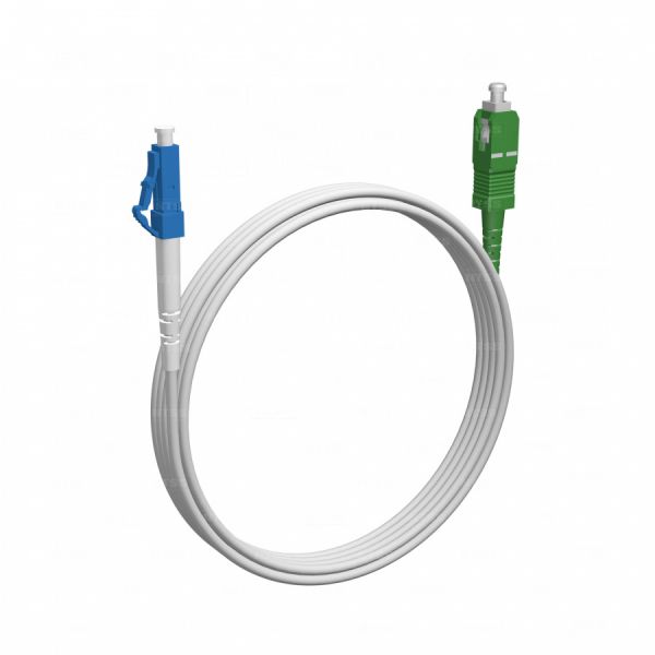 Шнур оптический NTSS spc LC/UPC-SC/APC 9/125 G.657A1 2.0мм 3м LSZH (патч-корд)