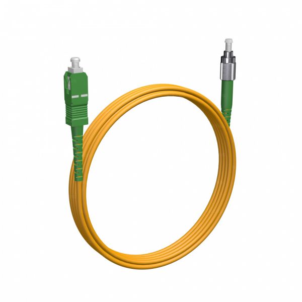 Шнур оптический NTSS spc SC/APC-FC/APC 9/125 2.0мм 3м LSZH (патч-корд)